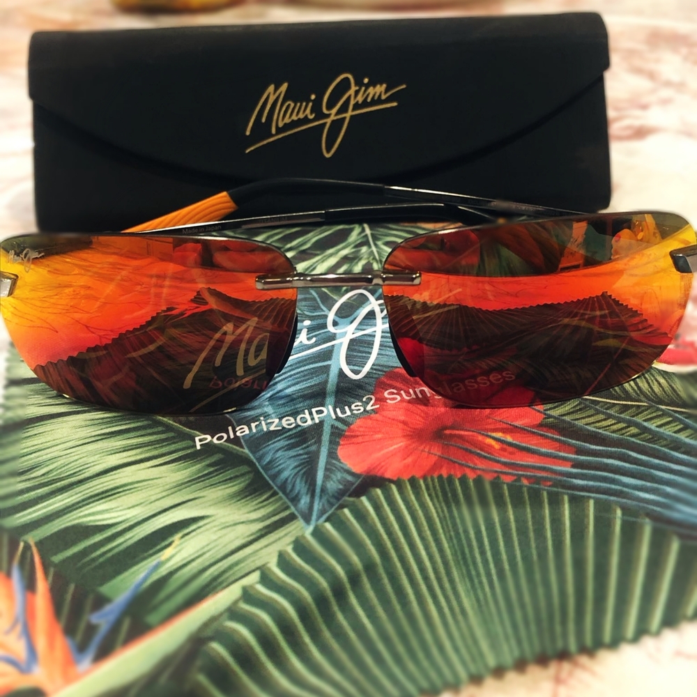 Maui Jim Sunglasses with Red Lenses